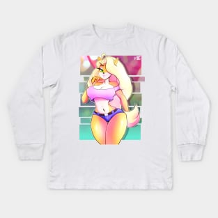 Thicc Bandicoot Kids Long Sleeve T-Shirt